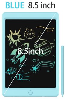 8.5 ''10" Lcd Schrijven Tablet Digitale Tekening Tablet Handschrift Pads Draagbare Elektronische Tablet Board Ultradunne Board voor Kids 8.5 duim blauw