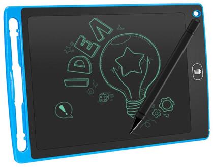 8.5 Inch Lcd Handschrift Boord Hoogtepunt Lcd Kinderen Tekentafel Elektronische Handgetekende Plaat Licht Energie Schoolbord biue