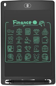 8.5 Inch Lcd Schrijven Tablet Draagbare Digitale Lcd Tekening Tablet Handschrift Pad Digitale Tabletten Elektronische Tablet Board zwart