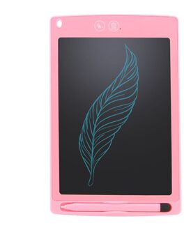 8.5 Inch Lcd Schrijven Tablet-Elektronische Schrijfbord Doodle Board Tekentafel Smart Lock Functie Flexibele Vloeibare Kristallen Film roze