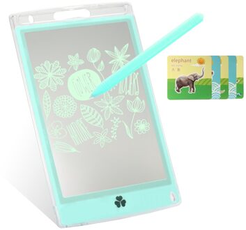 8.5 Inch Lcd Schrijven Tablet Semi-Transparante Scherm Elektronische Tekentafel Tracing Pad Met Stylus Pen Wissen & Lock knop Blauw