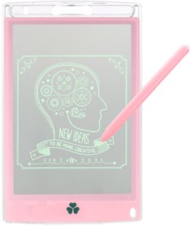 8.5 Inch Lcd Schrijven Tablet Semi-Transparante Scherm Elektronische Tekentafel Tracing Pad Met Stylus Pen Wissen & Lock knop Roze