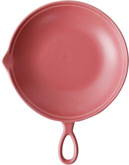 8.5 Inch Nordic Keramische Kleur Glazuur Huishouden Single Ear Bakken Disc roze