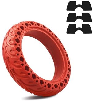 8.5 Inch Solid Rubber Wiel Banden Met 3 Stuks Trillingsdempers Voor Xiaomi M365/M365 Pro Scooter