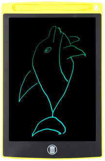 8.5 Inch Tekening Pad Lcd Schrijven Tablet Board Kleurrijke Elektrische Lcd Tekening Pad Voor Kinderen Tekening Pad geel