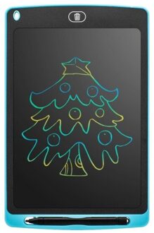 8.5Inch Elektronische Tekening Leren Board Lcd-scherm Kleurrijke Schrijven Tablet Grafische Tekening Tabletten Handschrift Pad Board + Pen blauw