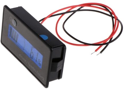 8-70V Blauw Lcd Lood-zuur Lithium Batterij Capaciteit Indicator Digitale Voltmeter Tester