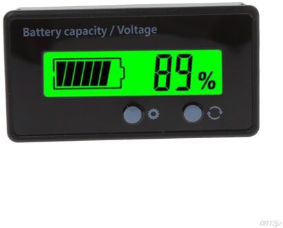 8-70V Lcd Zuur Lood Lithium Batterij Capaciteit Indicator Voltmeter Spanning Batterij Testers Gereedschap Ls'd Tool