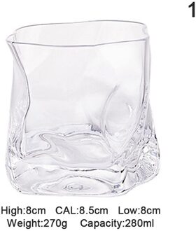 8*8.5Cm Japanse Whiskey Glazen Beker Wijn Cocktail Bril Crumple Papier Bar Rock Cup 1