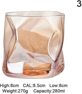 8*8.5Cm Japanse Whiskey Glazen Beker Wijn Cocktail Bril Crumple Papier Bar Rock Cup 3