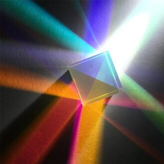 8*8*8Mm Prisma Zes-Zijdige Helder Licht Combineren Cube Prism Gebrandschilderd Glas Beam Splitting Prisma optische Experiment Instrument