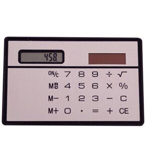 8 Cijfers Elektronische Rekenmachine Desktop Zonne-energie Rekenmachines Home Office School Rekenmachines Financial Accounting Gereedschap zilver