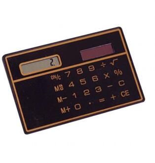 8 Cijfers Elektronische Rekenmachine Desktop Zonne-energie Rekenmachines Home Office School Rekenmachines Financial Accounting Gereedschap zwart