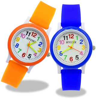 8-color Digital Electronic Watch Kids Learning Time Props Clock Baby Bracelet Watch Boys Girls Gift Children Watch Montre Enfant