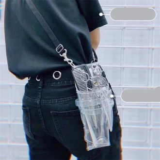 8 Color Transparent Hairdressing Scissors Bag Salon Holster Pouch Holder Storage Hairdressing Styling Tools Messenger bag 40#7