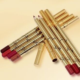 8 Colours Golden Silky Lip Liner Pencil Kit 1 Box (8 Colours)