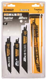 8-delige set 2X BiM reciprozaagbladen (3x DT2300L-QZ, 3x DT2407L-QZ, 1x DT2308L-QZ, 1x DT2408L-QZ) - DT2443L-QZ