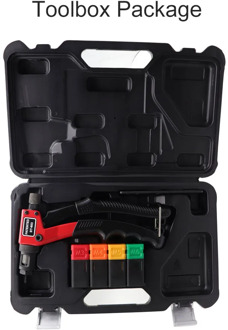 8" Hand Rivet Nut Gun Insert Riveter Nuts Gun for Rivets Tool Manual Mandrels Non-Slip Toolbox M3/M4/M5/M6