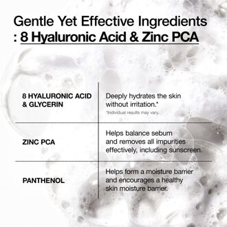 8 Hyaluronic Acid Hydrating Gentle Foaming Cleanser 150ml