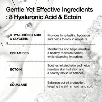 8 Hyaluronic Acid Moisturising Gentle Gel Cleanser 150ml