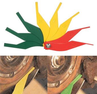 8-In-1 Automotive Duurzaam Handig Draagbare Brake Pad Meet Ruler Tool Voeler Voering Dikte Gauge #291731