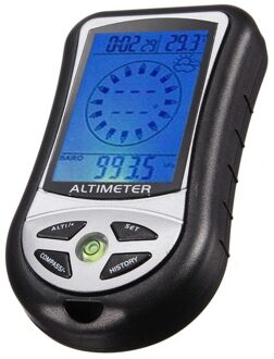 8 In 1 Handheld Elektronische Navigatie Kompas Hoogte Gauge Thermometer Barometer Outdoor Wandelen Camping Vissen Apparatuur