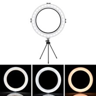 8-Inch Dimbare Vullen Licht Led Ring Licht Voor Studio Camera Video Live Selfie Met 13Cm Statief