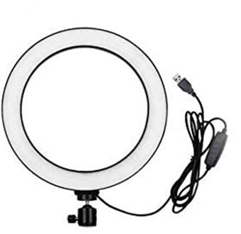8 Inch Led Dimbare Ring Licht Met Statief Mobiele Telefoon Wireless Controller Live Schoonheid Lamp Dimbare 16cm