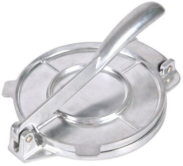 8 Inch Ongecoat Aluminium Zware Deeg Druk Tortilla Maker Bakvormen Pie Gereedschap Duurzaam Handpers Soort Keuken Bakvormen Tool