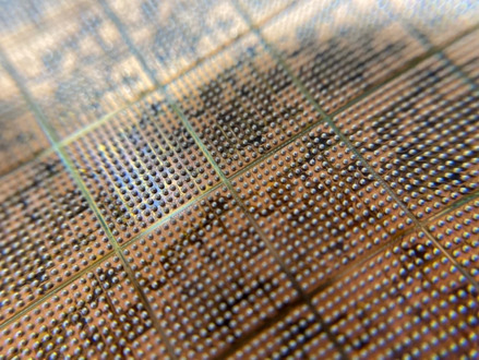 8 Inch Reballing Wafers Tin Bead Particles Circuit Chip Photolithography Test Chip IC Semiconductor Silicon Chip