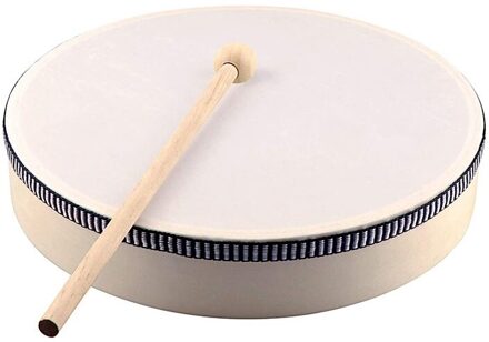 8 Inch Tamboerijn Percussie Instrument Voor Draagbare Houten Tamboerijn Drum Met Drumstick Percussie Muzikaal Speelgoed