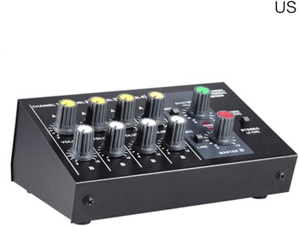 8 kanaals Geluid Universele Digitale Mixer Aanpassen Microfoon Mixing Console Mono/Stereo Mono/Stereo EU/US Plug