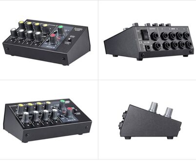 8 Kanaals Geluid Universele Digitale Mixer Aanpassen Microfoon Mixing Console Mono/Stereo Mono/Stereo Eu/Us Plug