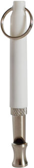 8 Kleuren Verstelbare Pet Honden Whistle Anti Bark Ultrasoon Geluid Honden Training Fluit Huisdieren Discipline Levert wit