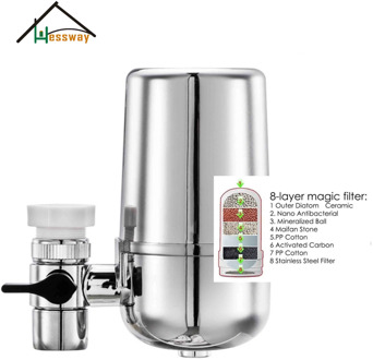 8 Layer Purification Ceramics tap water processing system Tap Water Purifier for 6L Household Kitchen Removal Rust Bacteria