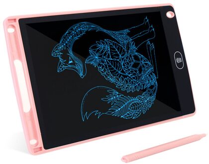 8 ''Lcd Schrijven Tablet Grafische Handschrift Tekening Pads Voor Memo Note Kalligrafie Graffiti Schilderij Cadeau Voor Kinderen En Studenten 8 duim roze