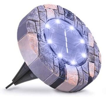 8 Led Zonne-energie Lichten Outdoor Grond IP68 Waterdichte Solar Tuinverlichting Voor Pathway Tuin Loopbrug Patio Gazon