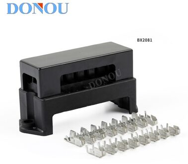 8 Manier Fuse Box Block Zekeringhouder Box Circuit Auto Blade Auto Zekering Accessoire BX2081
