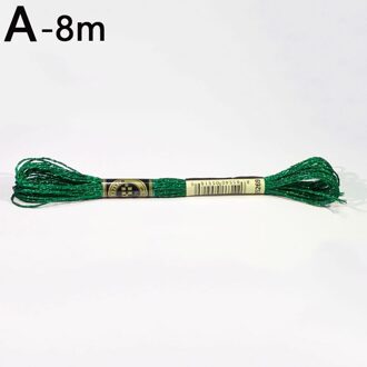 8 Meter Diy Borduurgaren Franse Edelmetaal Draad Handgemaakte Goud Zilver Draad Ronde Heldere Zijde Hand Kruissteek Sweing Draad