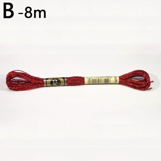 8 Meter Diy Borduurgaren Franse Edelmetaal Draad Handgemaakte Goud Zilver Draad Ronde Heldere Zijde Hand Kruissteek Sweing Draad