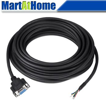 8 Meter Encoder Verlengkabel DB15 Om DB15/6-Draden CABLEH-BM8M0 CABLEM-BM8M0 Voor Leadshine Borstelloze Servomotoren