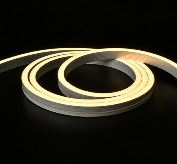 8 meter neon led flex warm wit midi recht - losse strip