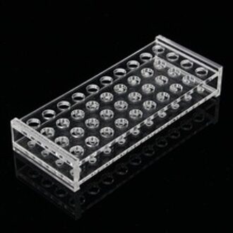 8 MM Plastic Laboratorium Reageerbuis Rek Buizen Houder Stand Plank Beugel 40 Gat Posities Voor School Lab Apparatuur