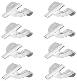 8 Pack Bass Drum Klauw Haak Ijzeren Drum Klauw Haak Voor Bass Drum Onderdelen Accessoires, Zilver