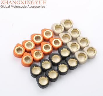 8 pc Prestaties Variateur Roller Gewichten 9 gram 11 gram 15.5 gram 20x12mm voor Aprilia Leonardo 250 (99-01) leonardo ST 250 (2001) 9G 11G 15.5G