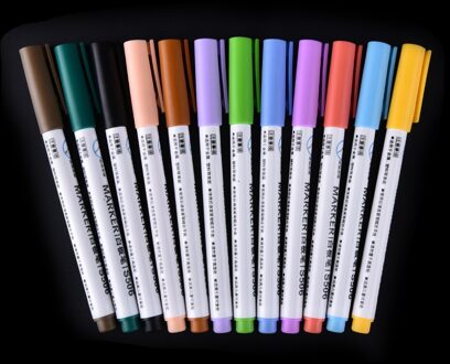 8 Pcs/12 Pcs Set Kleuren White Board Marker Pen Set Uitwisbare Whiteboard Pen Briefpapier Kantoor School Tekening Levert 12 kleur reeks