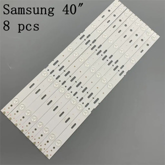 8 PCS 5LED 428mm LED Backlight strip for TV 40VLE6520BL SAMSUNG_2013ARC40_3228N1 40-LB-M520 40VLE4421BF