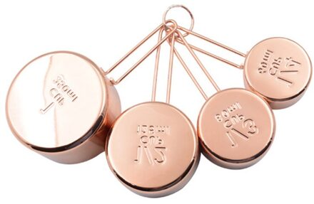 8 Pcs Bakvormen Sets Maatbekers En Lepels Stapelbaar Stijlvolle, Stevige Rvs Bakken Kookgerei Met Meting