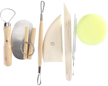 8 Pcs Polymeer Klei Aardewerk Modeling Carving Gereedschap Voor Schrapen Smoothing Vormgeven Beeldhouwen Ambachten