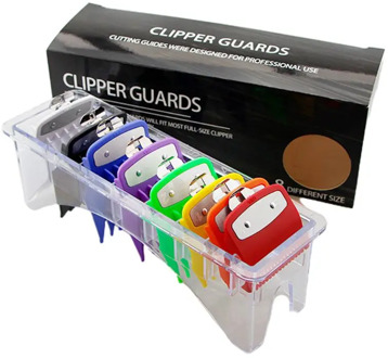 8 Pcs/set Oil Head Electric Clippers Caliper Limit Comb Hair Clipper Tooth Guides Combs Cutting Tool With Box